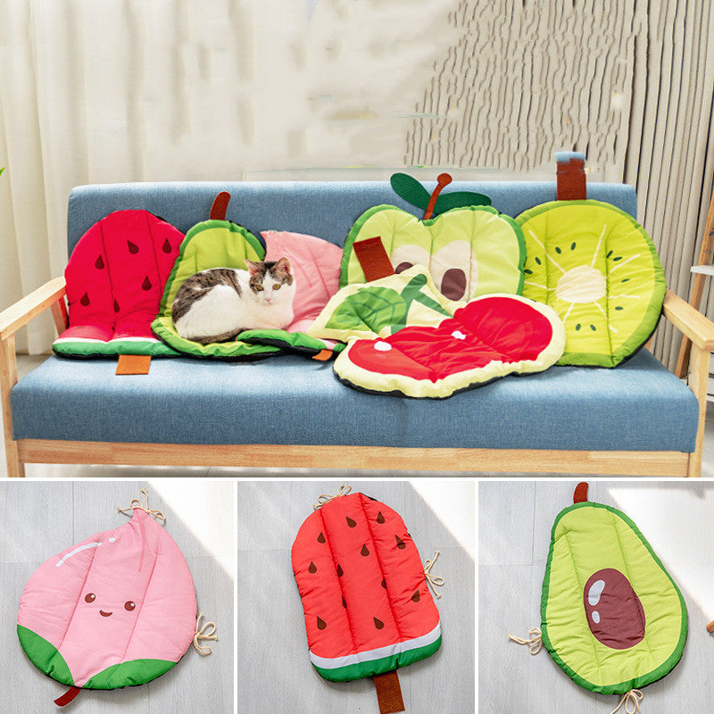 Fruit-Shaped Pet Cooling Mat | Summer Chill Pad for Dogs & Cats (9 Styles)