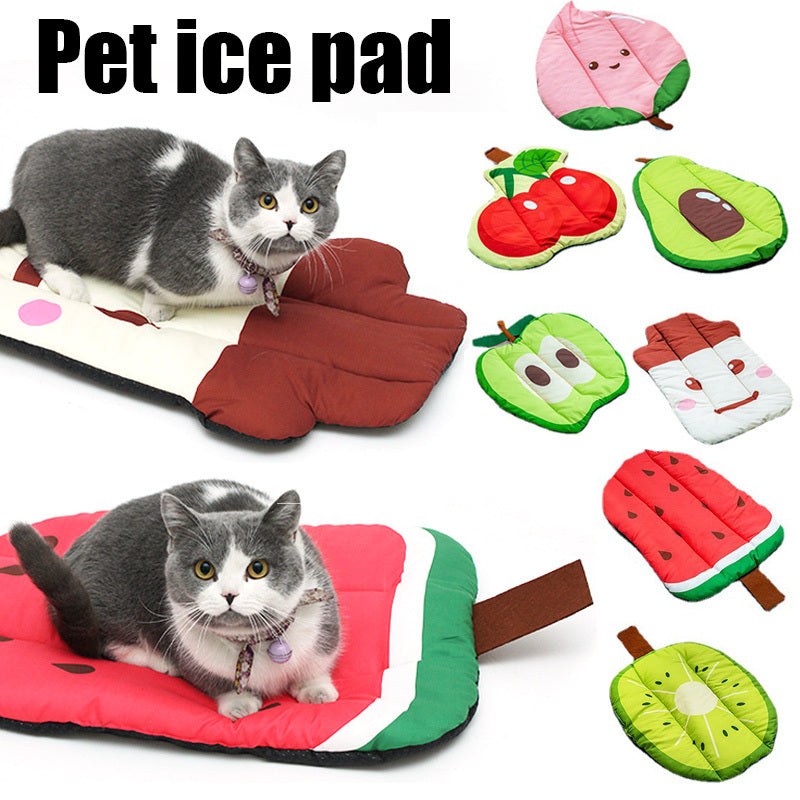 Fruit-Shaped Pet Cooling Mat | Summer Chill Pad for Dogs & Cats (9 Styles)
