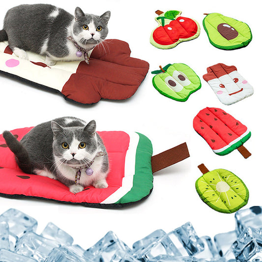 Fruit-Shaped Pet Cooling Mat | Summer Chill Pad for Dogs & Cats (9 Styles)