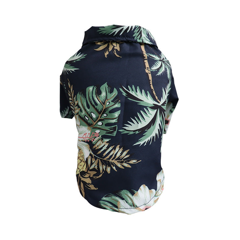 Tropical Pet Hawaiian Shirt | Lightweight Summer Dog & Cat Outfit (XS–L)
