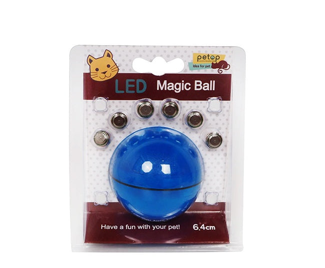 Smart Rolling Laser Ball for Cats | USB Rechargeable LED Toy (Auto Movement)