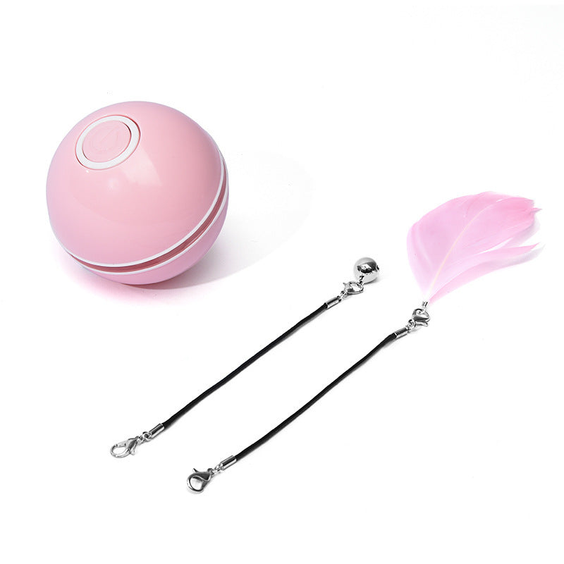 Smart Rolling Laser Ball for Cats | USB Rechargeable LED Toy (Auto Movement)