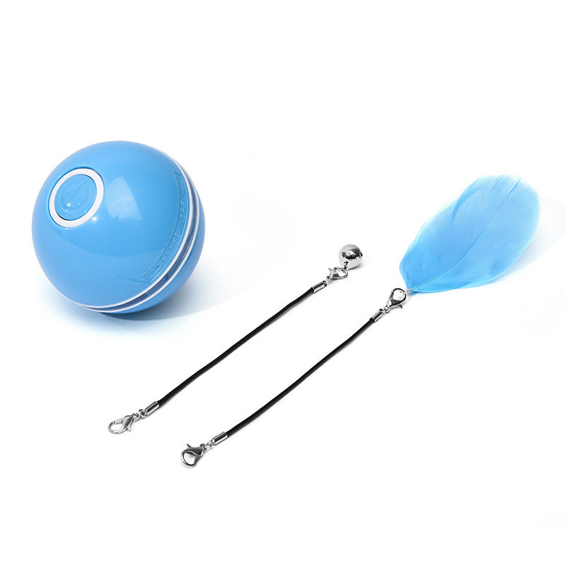 Smart Rolling Laser Ball for Cats | USB Rechargeable LED Toy (Auto Movement)