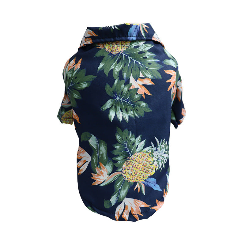 Tropical Pet Hawaiian Shirt | Lightweight Summer Dog & Cat Outfit (XS–L)